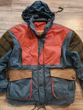 Vintage Bad Guys Jacket Heavy Parka Coat Mens XL